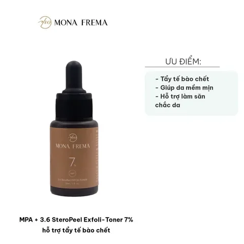 Toner Tấy Tế Bào Chết Mona Frema MPA 3.6 SteroPeel Exfoli- Toner 7% 30ml