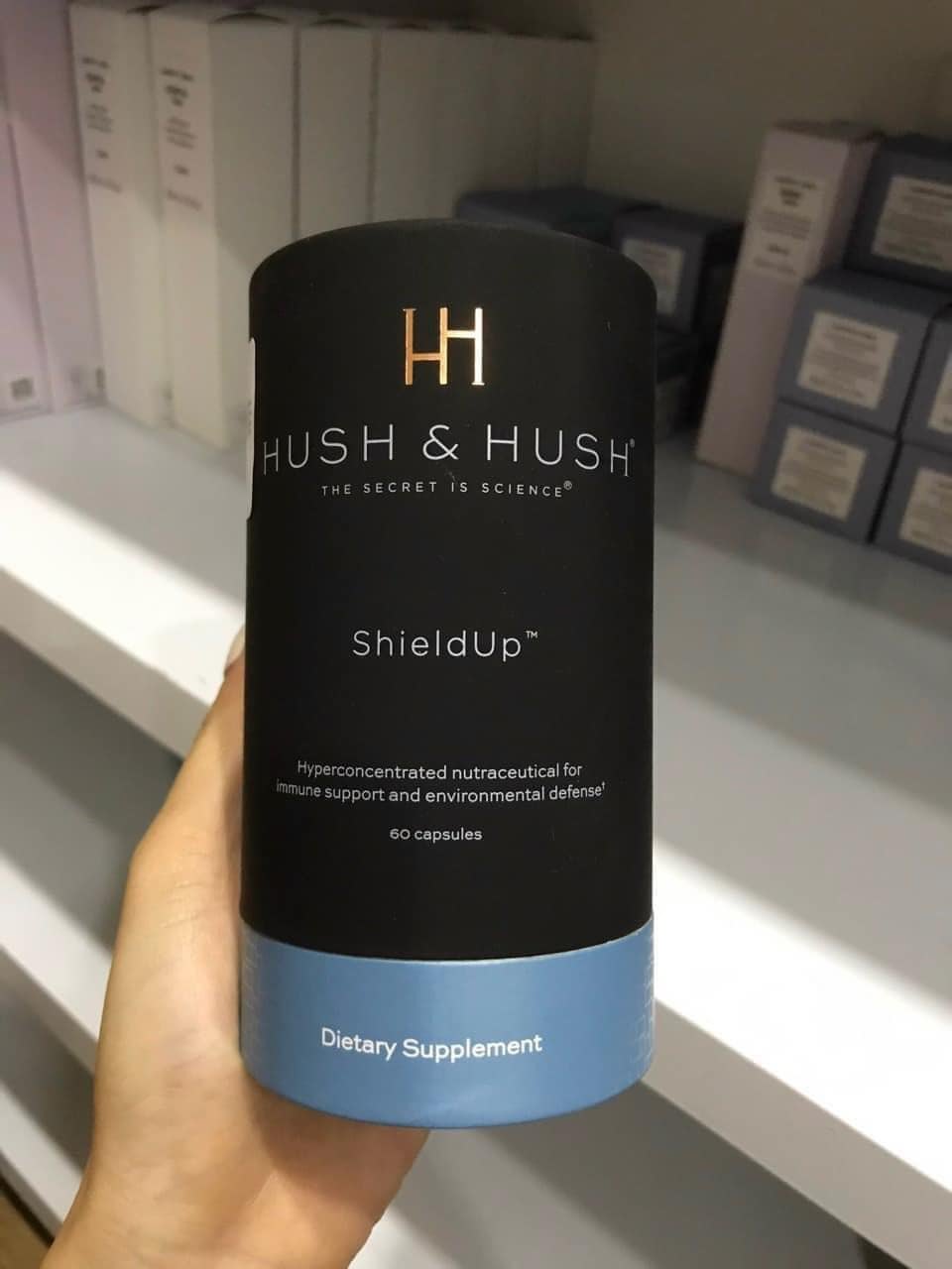 Viên uống chống nắng Hush & Hush – Shield Up lọ 60 viên