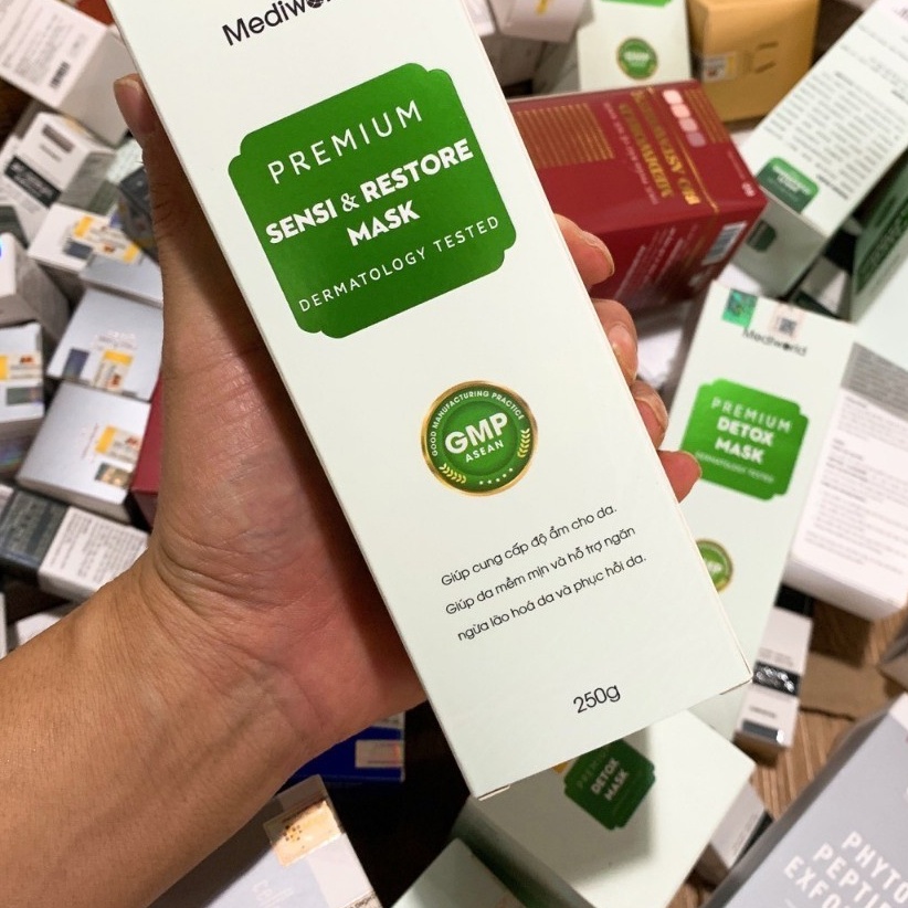 Mặt nạ giảm kích ứng, phục hồi da Mediworld Premium Sensi Restore Mask