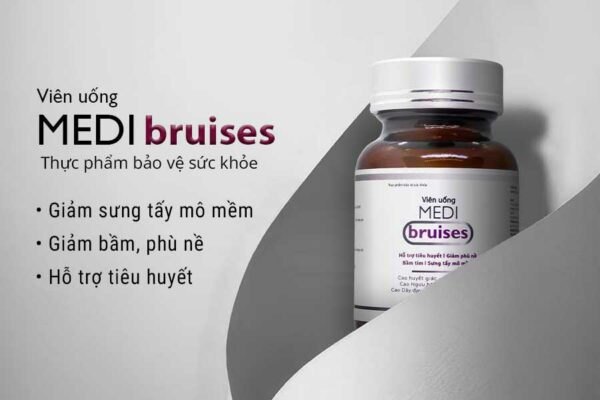 Viên uống hỗ trợ tiêu sưng giảm viêm Mediworld Medi Bruises