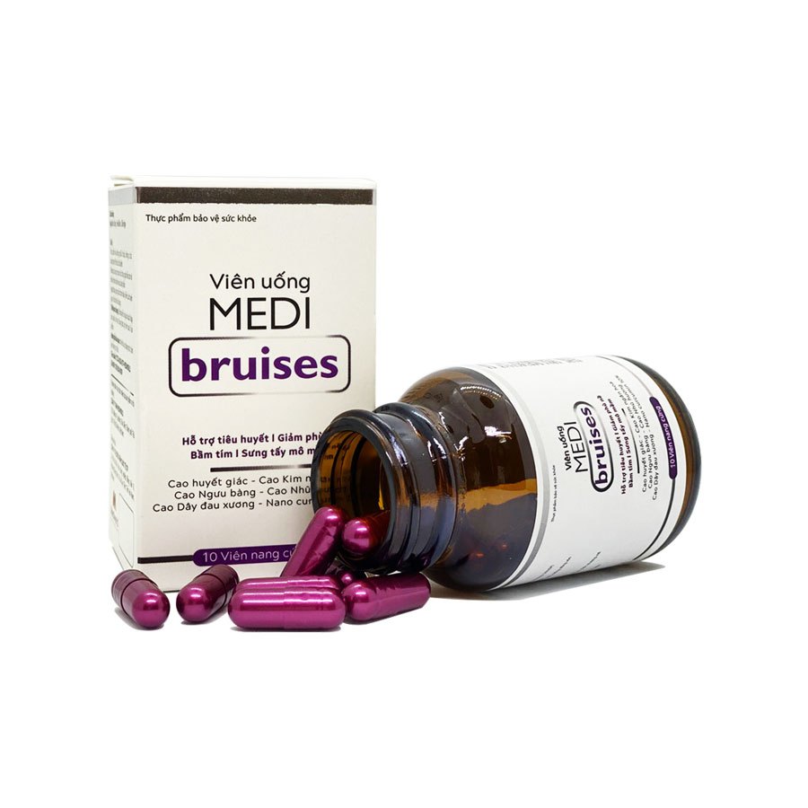 Viên uống hỗ trợ tiêu sưng giảm viêm Mediworld Medi Bruises