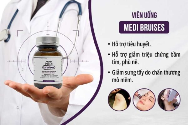 Viên uống hỗ trợ tiêu sưng giảm viêm Mediworld Medi Bruises