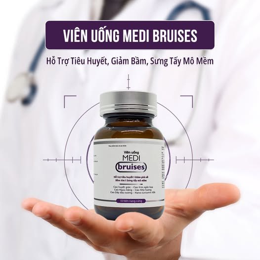 Viên uống hỗ trợ tiêu sưng giảm viêm Mediworld Medi Bruises