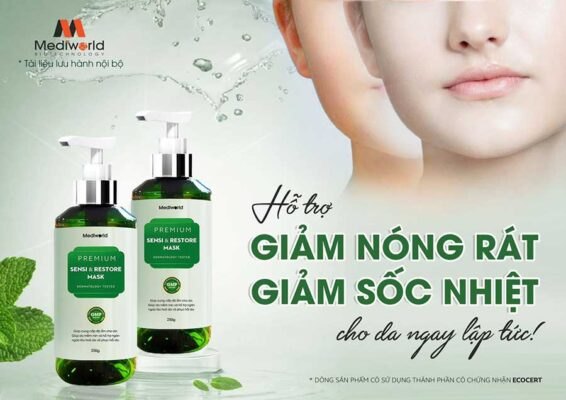 Mặt nạ giảm kích ứng, phục hồi da Mediworld Premium Sensi Restore Mask