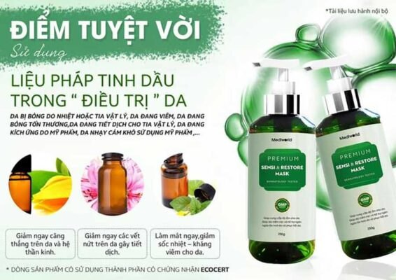 Mặt nạ giảm kích ứng, phục hồi da Mediworld Premium Sensi Restore Mask