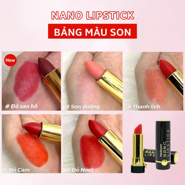 Son sinh học không chì Bio Lips Nano Lipstick Mediworld 4gr