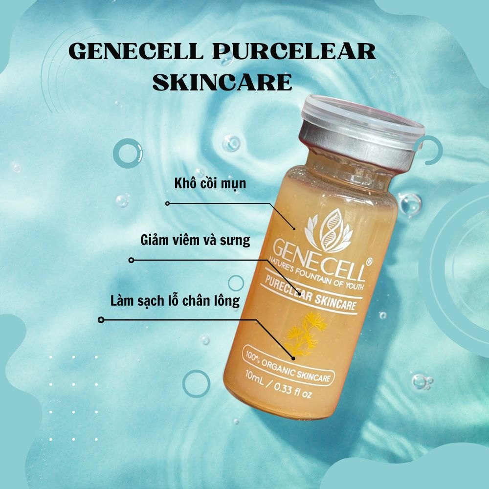 Tinh chất loại bỏ mụn Genecell Purcelear Skincare 10ml