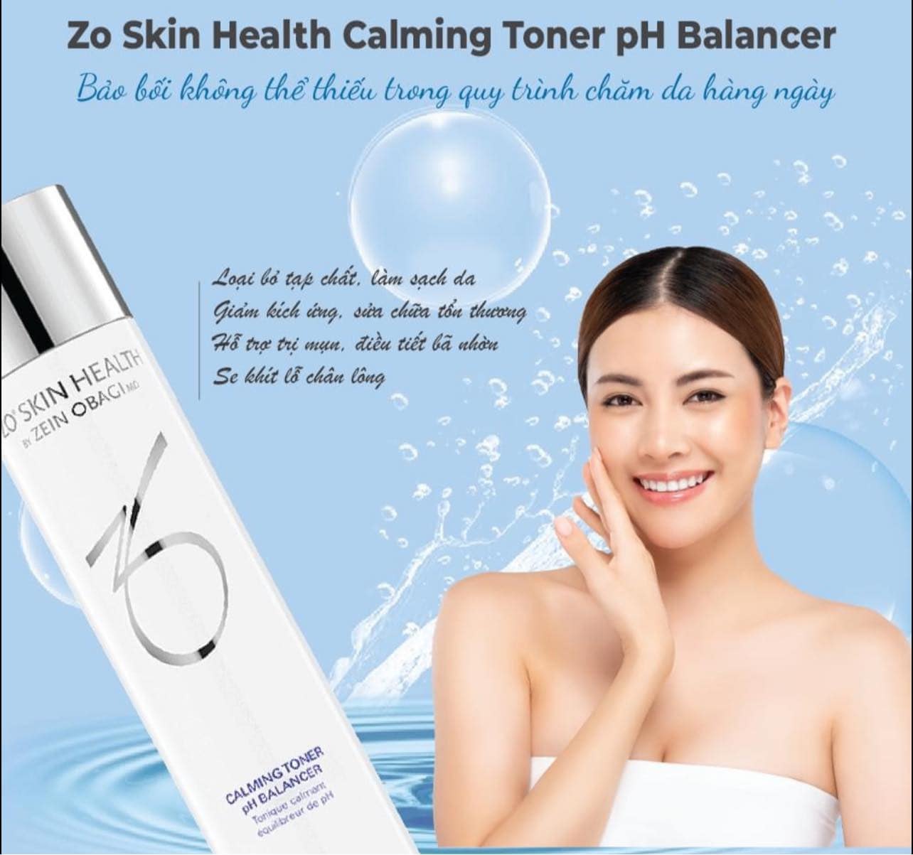 Nước hoa hồng cân bằng độ pH Zo Skin Health CALMING SKIN TONER