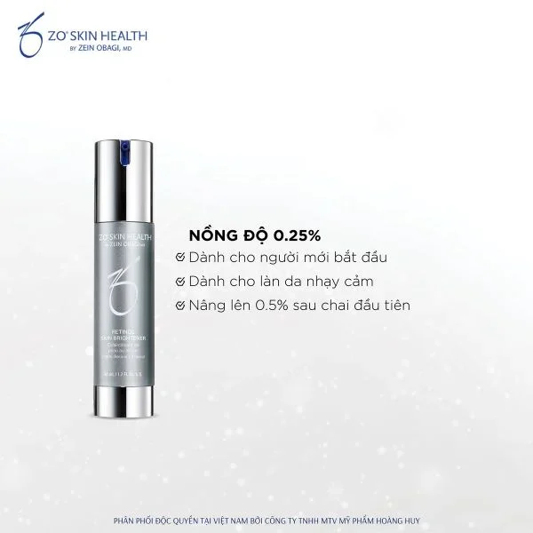 Kem dưỡng trắng da Zo Skin Health Retinol Skin Brightener 0.25% - 50ml