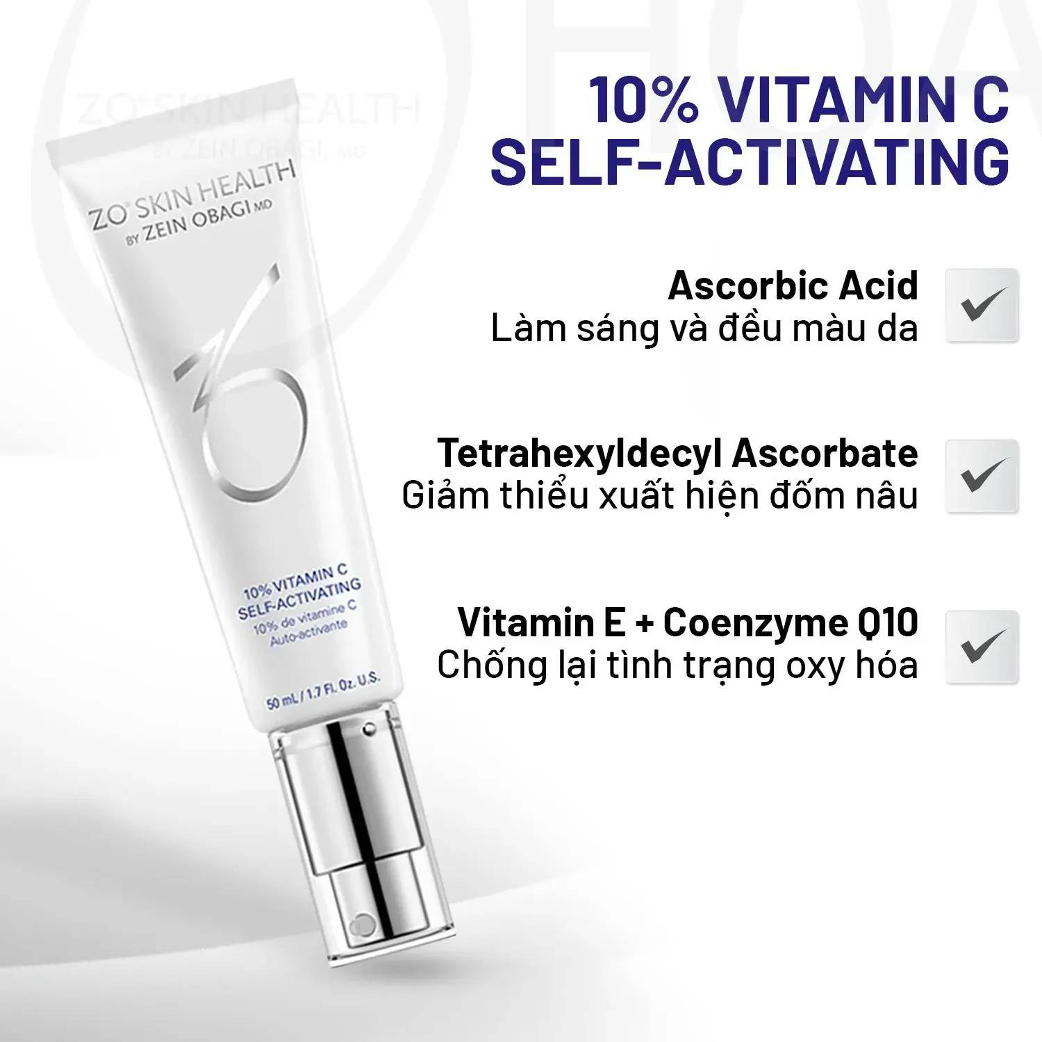 Serum dưỡng da Zo Skin Health 10% VITAMIN C SELF-ACTIVATING