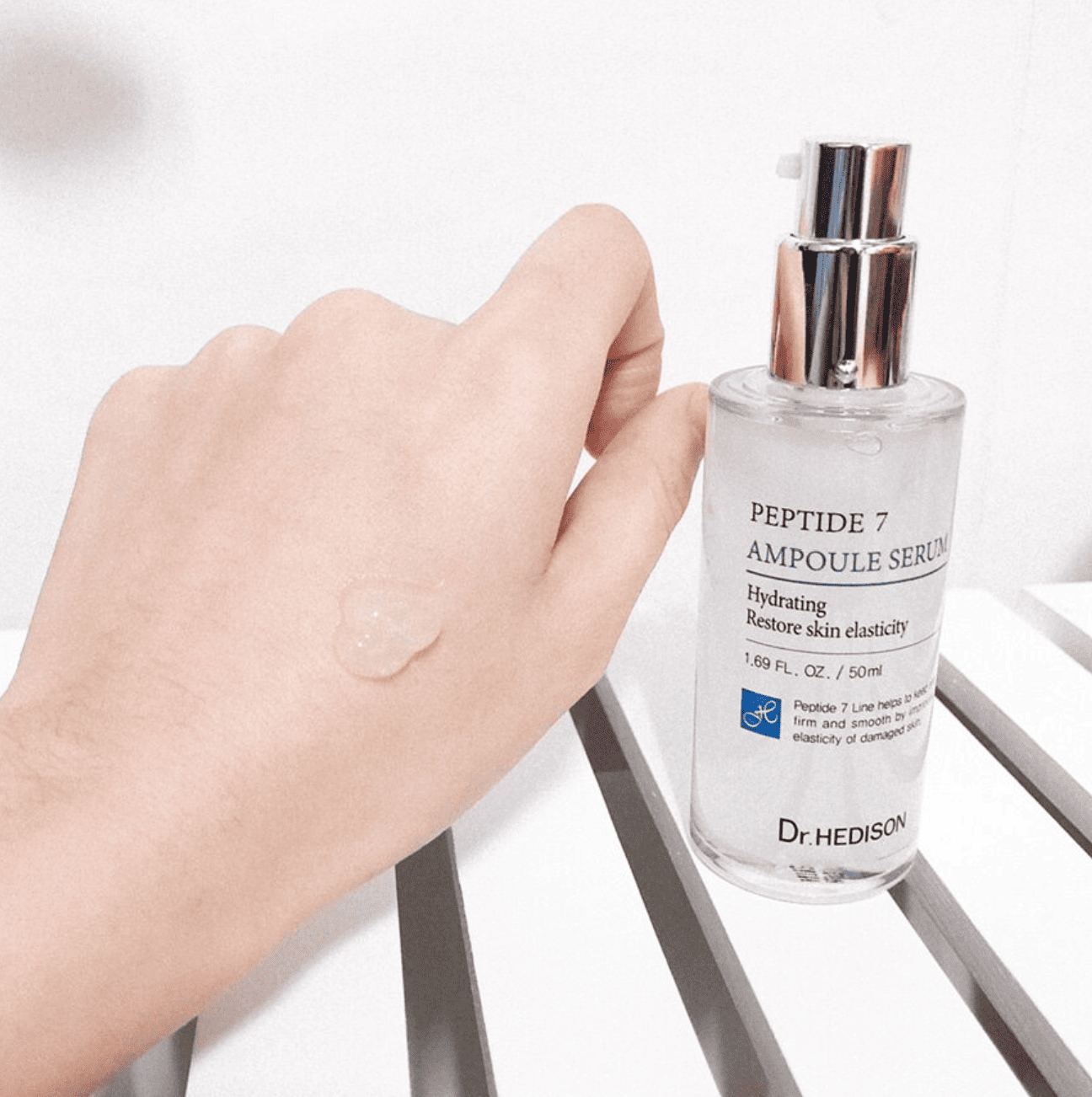 Tinh chất giảm nếp nhăn Dr.Hedison Peptide 7 Ampoule Serum 50ml