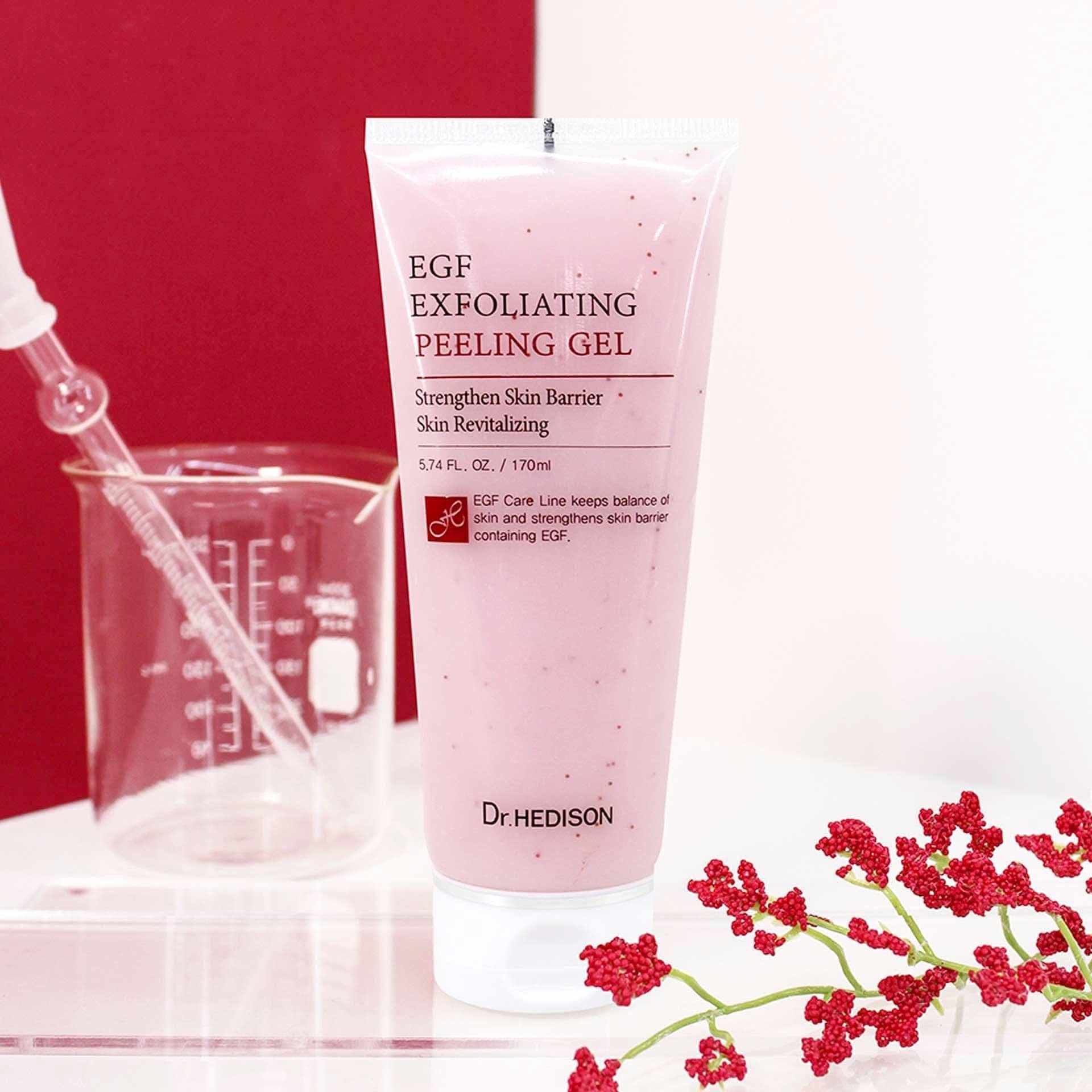 Tẩy da chết vật lý Dr.Hedison EGF Exfoliating Peeling Gel 170ml