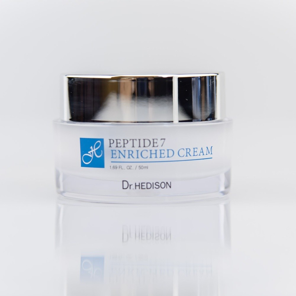 Kem dưỡng giảm nếp nhăn Dr.Hedison Peptide 7 Enriched Cream 50ml