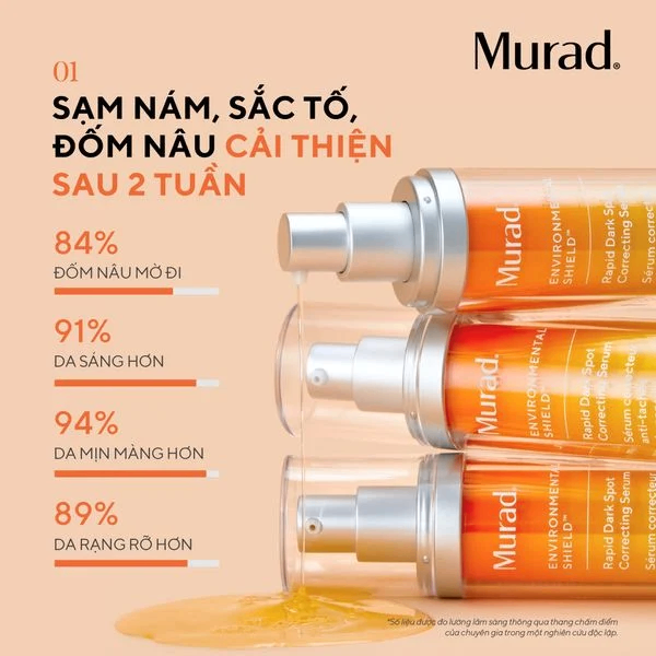 Tinh chất làm mờ vết nám và giảm sự hình thành đốm nâu Murad Rapid Dark Spot Correcting Serum 30ml