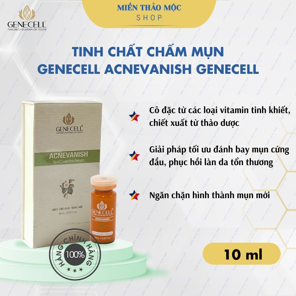 Tinh chất gom mụn viêm Genecell Acne Vanish 10ml