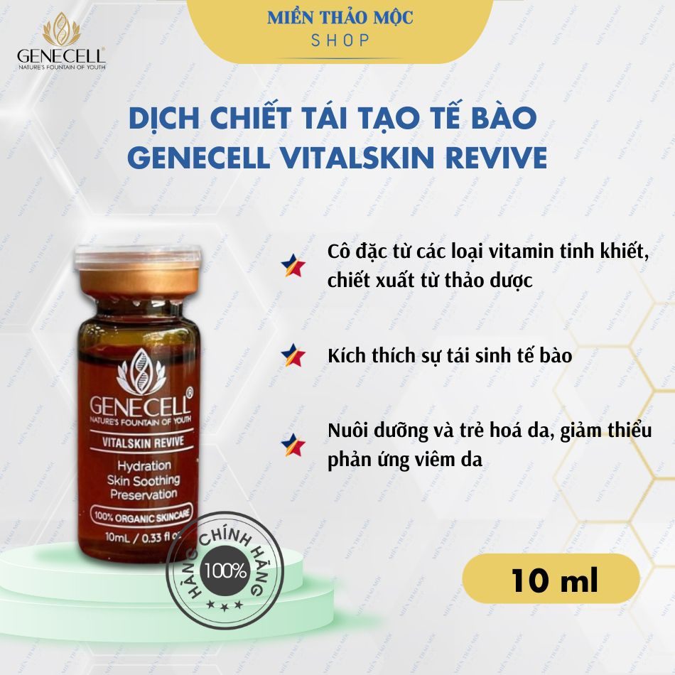 Dịch chiết tái tạo tế bào Genecell Vitalskin Revive