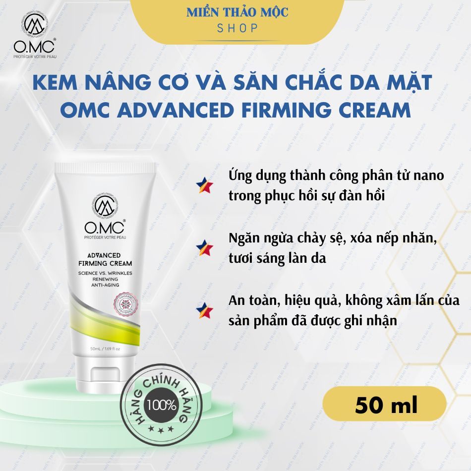 Kem nâng cơ và săn chắc da mặt OMC Advanced Firming Cream