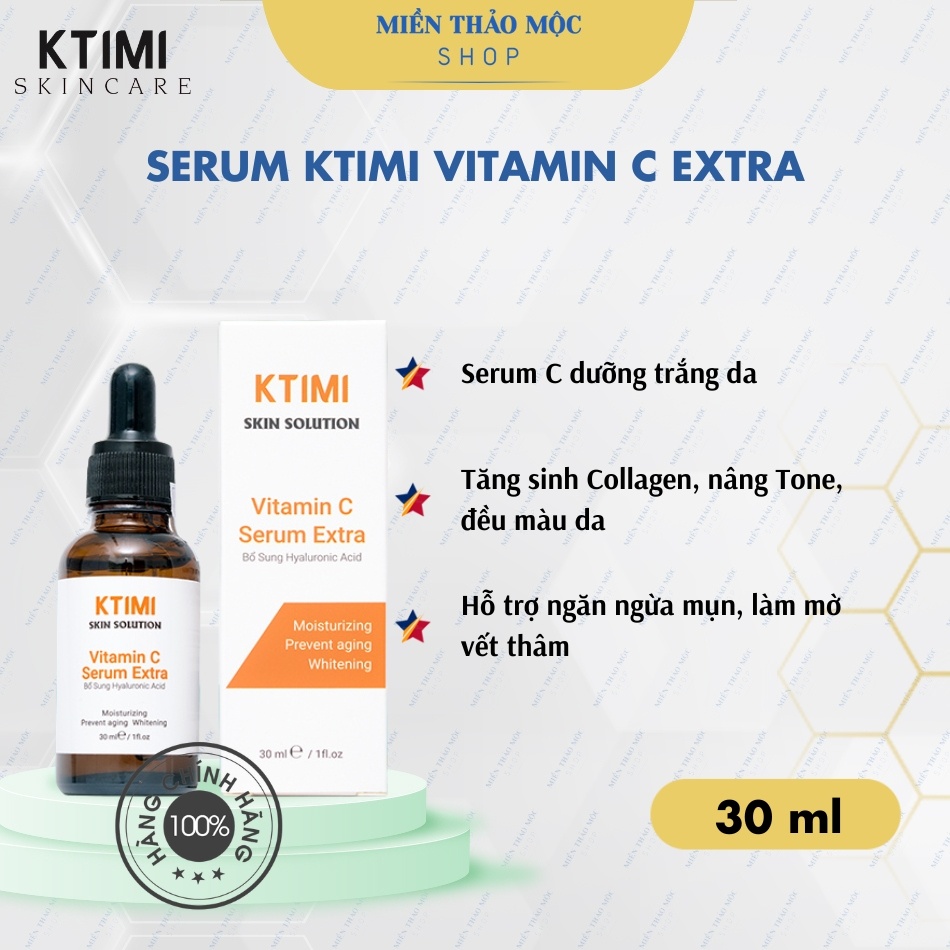 Serum dưỡng trắng da VITAMIN C EXTRA KTIMI