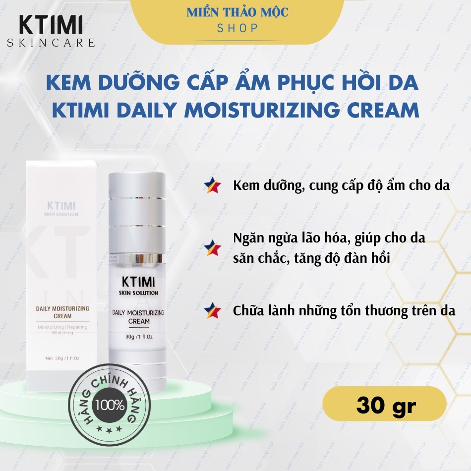 Kem dưỡng da KTIMI Daily Moisturizing Cream