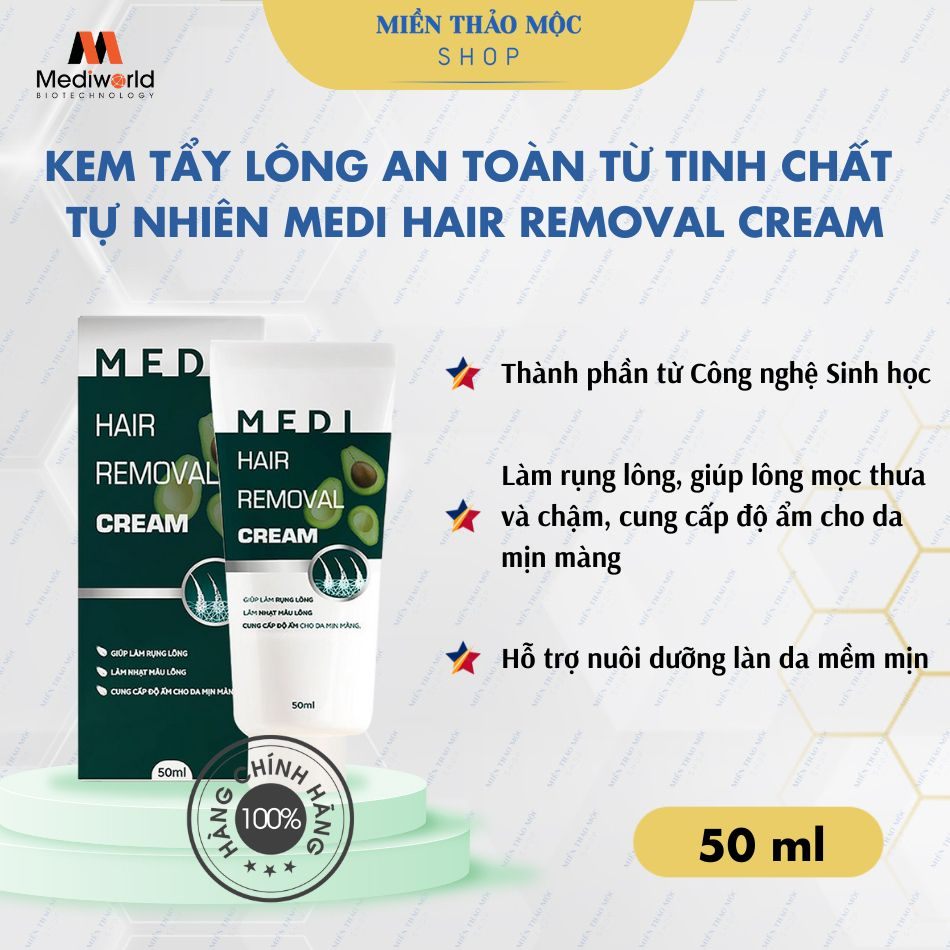 Kem tẩy lông Mediworld Medi Hair Removal Cream 50ml