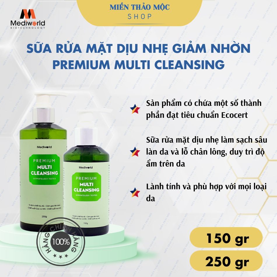 Sữa rửa mặt PREMIUM MULTI CLEANSING Mediworld
