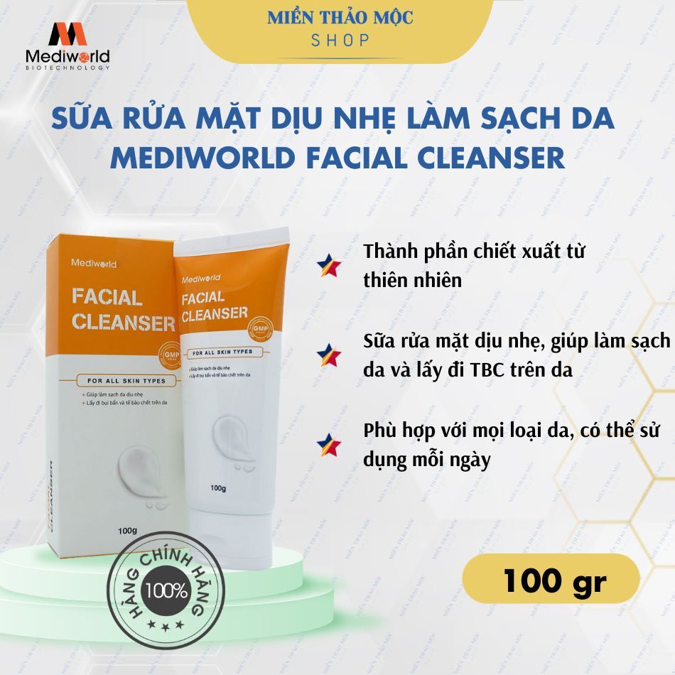 Sữa rửa mặt dịu nhẹ cho mọi loại da Facial Cleanser Mediworld