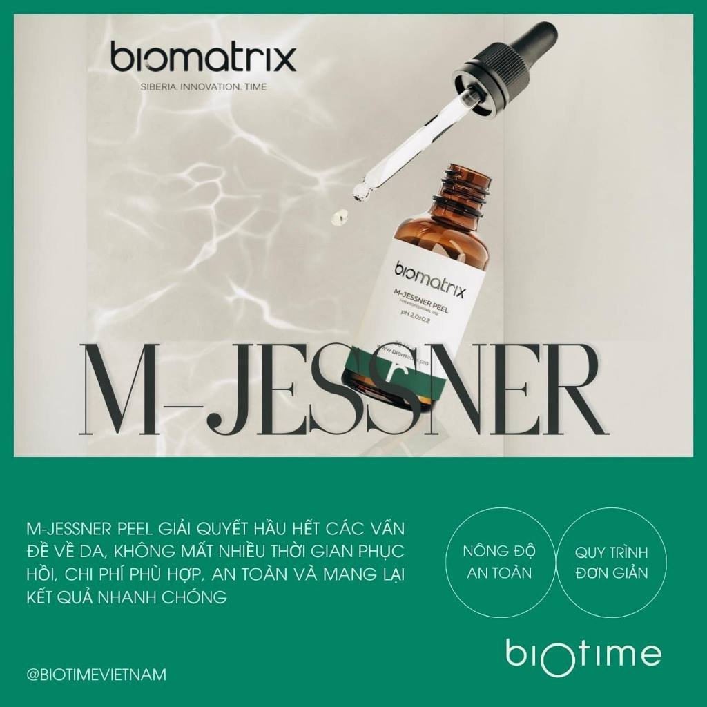 Peel da trị mụn ẩn thâm mụn Biomatrix M-Jessner 30 ml