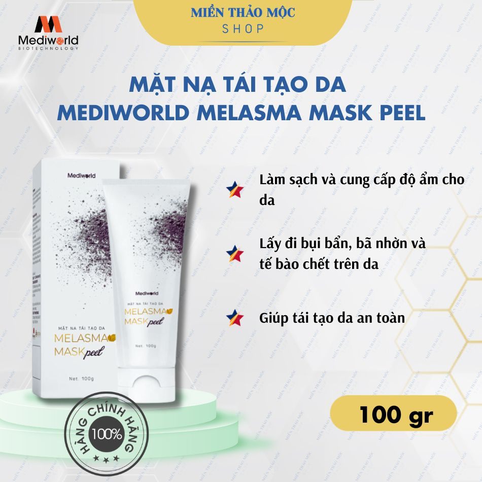 Mặt nạ peel giúp làm sạch, làm sáng và cấp ẩm cho da Melasma Mask Peel Mediworld