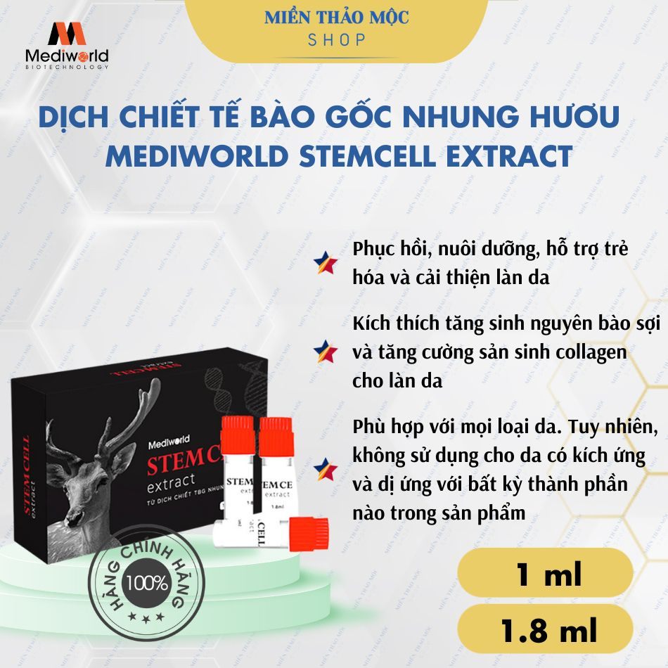 Tế bào gốc nhung hươu Stemcell Extract Mediworld