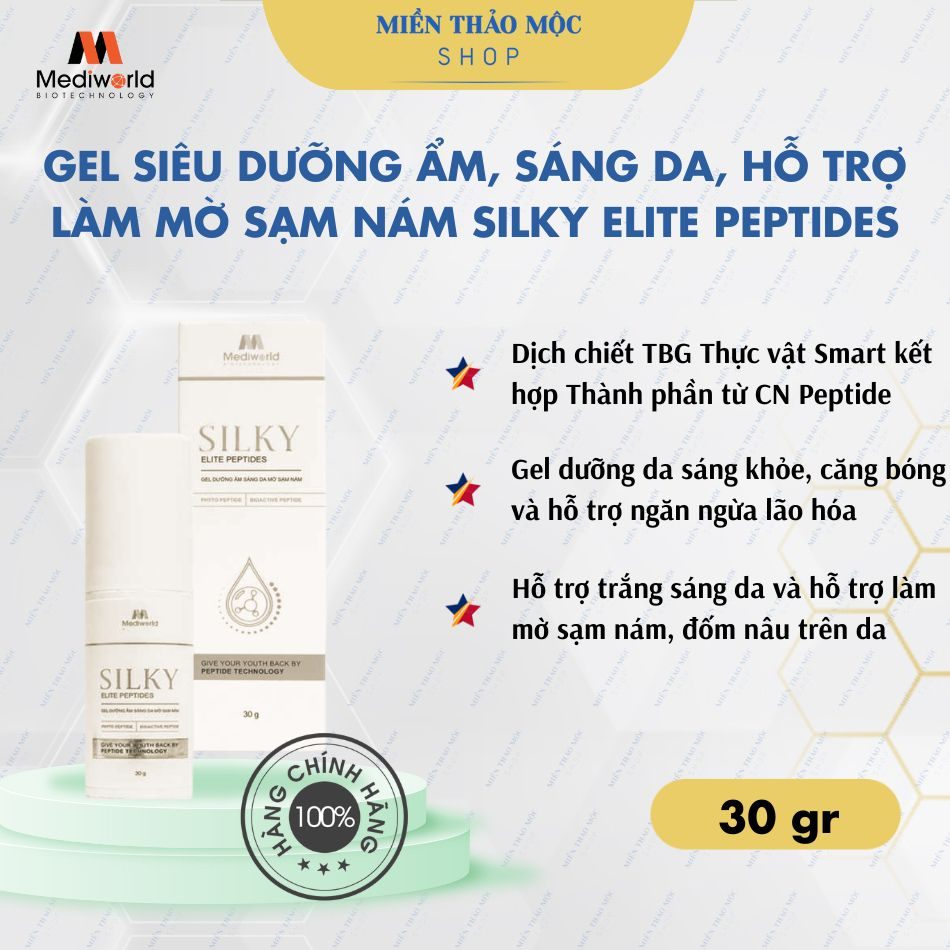Tinh chất phục hồi xoá nhăn chống lão SILKY ELITE PEPTIDES Mediworld