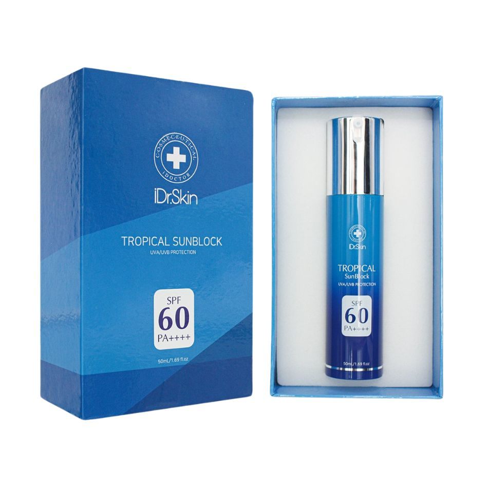 Kem chống nắng phổ rộng iDr.Skin SPF 60 & PA +++ Tropical Sunblock