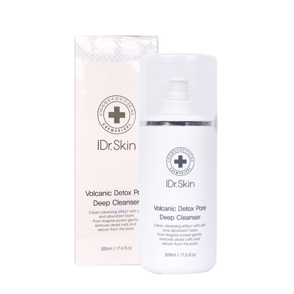 Sữa rửa mặt phù hợp cho da thường da dầu da khô iDr.Skin Volcanic Detox Pore Deep Cleanser