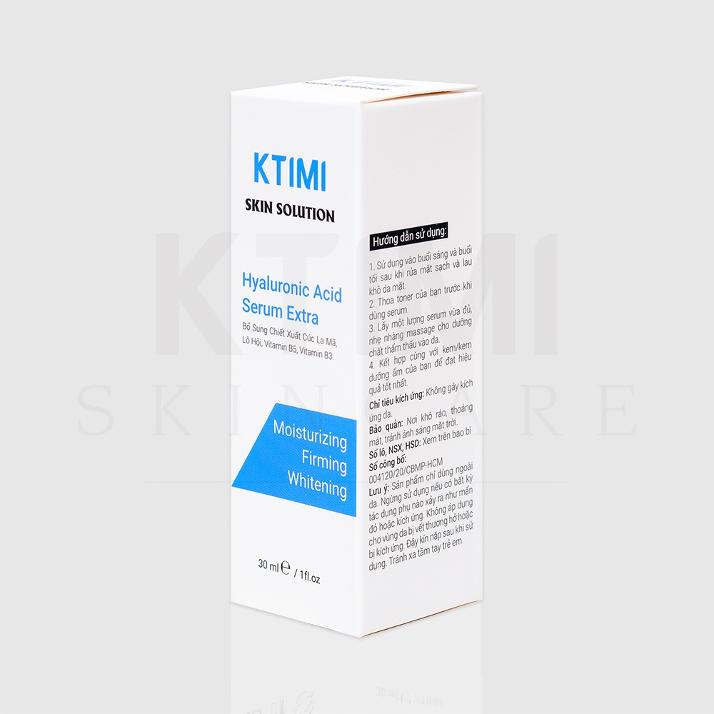 Serum HA cấp ẩm phục hồi da Ktimi Hyaluronic Acid 30ml
