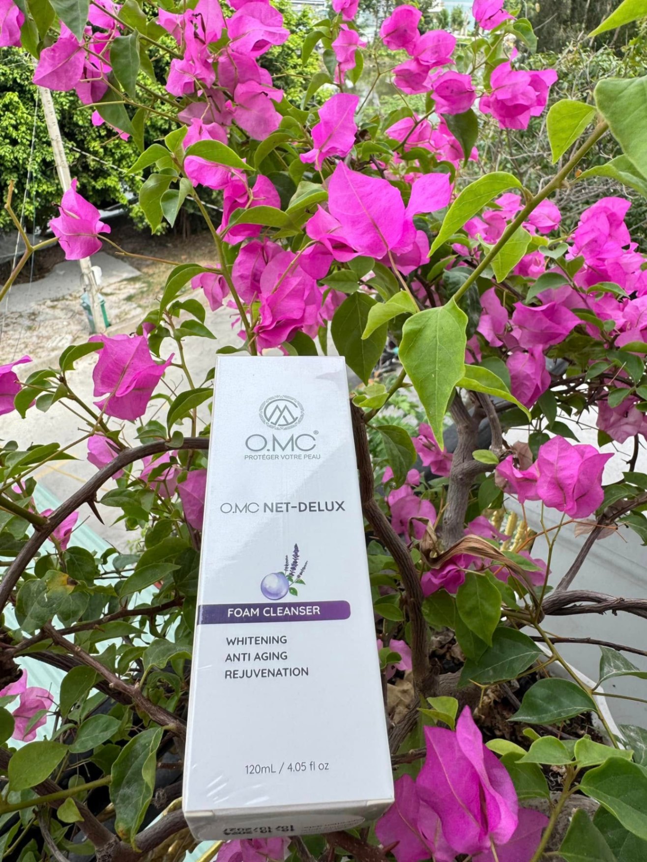 Sữa rửa mặt sạch da, ngăn ngừa mụn OMC Net Delux 120ml