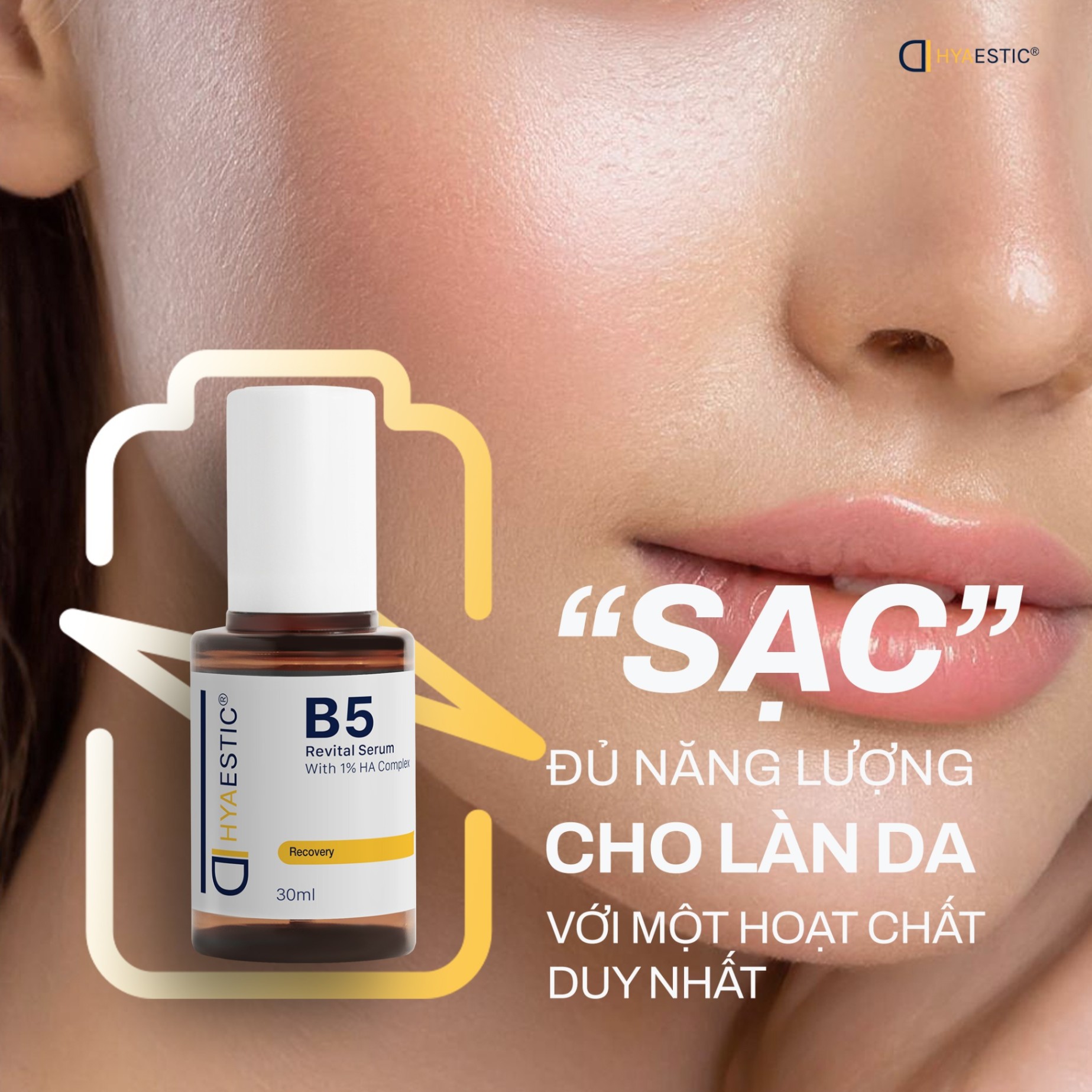 Tinh chất dưỡng ẩm phục hồi 3% Vitamin B5 Hyaestic B5 Revital Serum 30ml