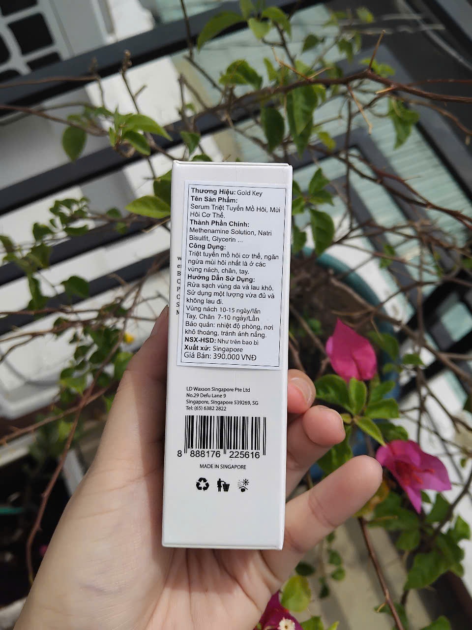 Tinh chất khử mùi hôi nách và ngừa mùi cơ thể Gold Key Stop The Stink 10ml