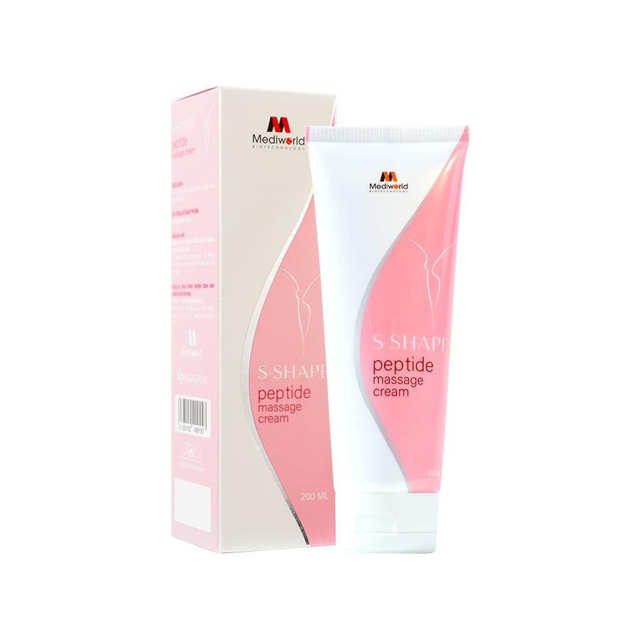 Kem massage hỗ trợ giảm mỡ và tình trạng da sần vỏ cam Mediworld S – Shape Peptide Massage Cream 200g