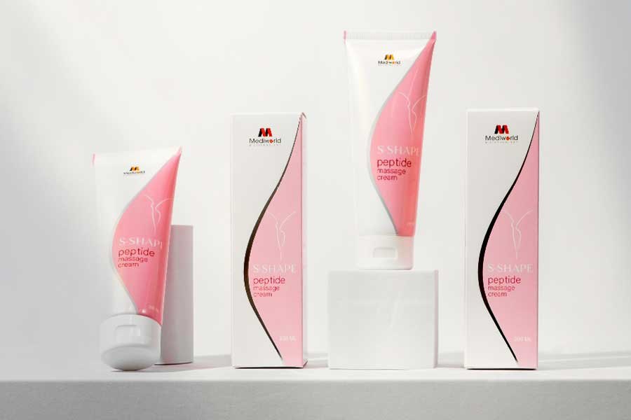 Kem massage hỗ trợ giảm mỡ và tình trạng da sần vỏ cam Mediworld S – Shape Peptide Massage Cream 200g