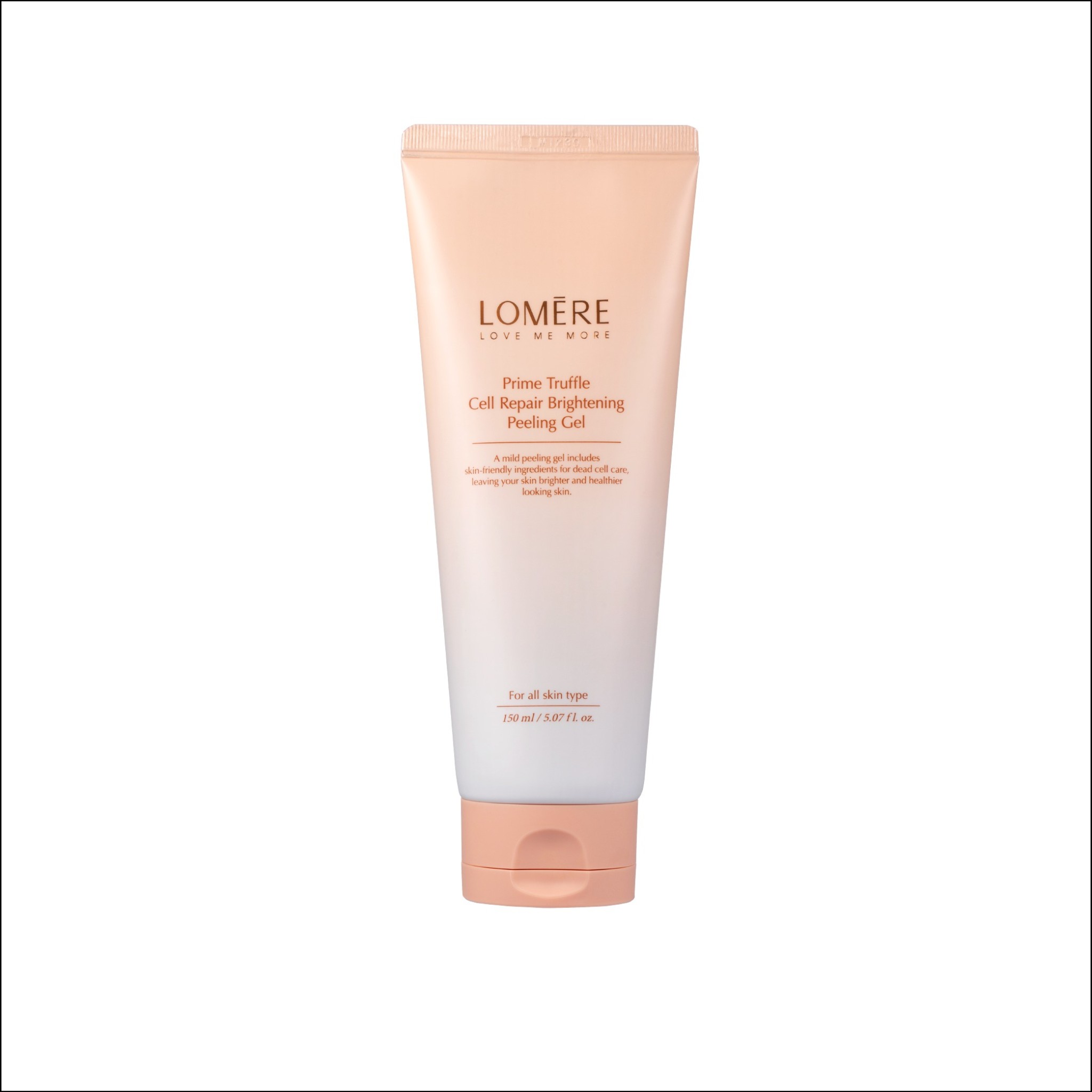 Tẩy tế bào chết làm sạch trắng sáng da Lomere Prime Truffle Cell Repair Brightening Peeling Gel 150ml