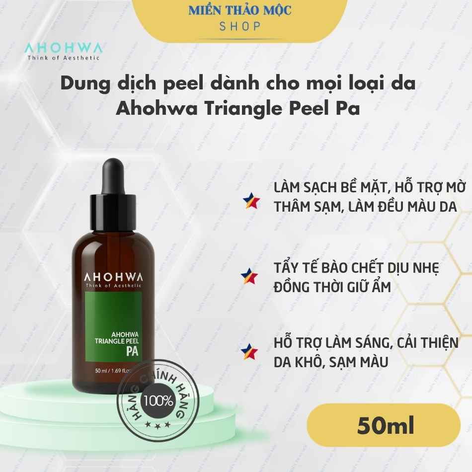 Dung dịch peel dành cho mọi loại da Ahohwa Triangle Peel Pa