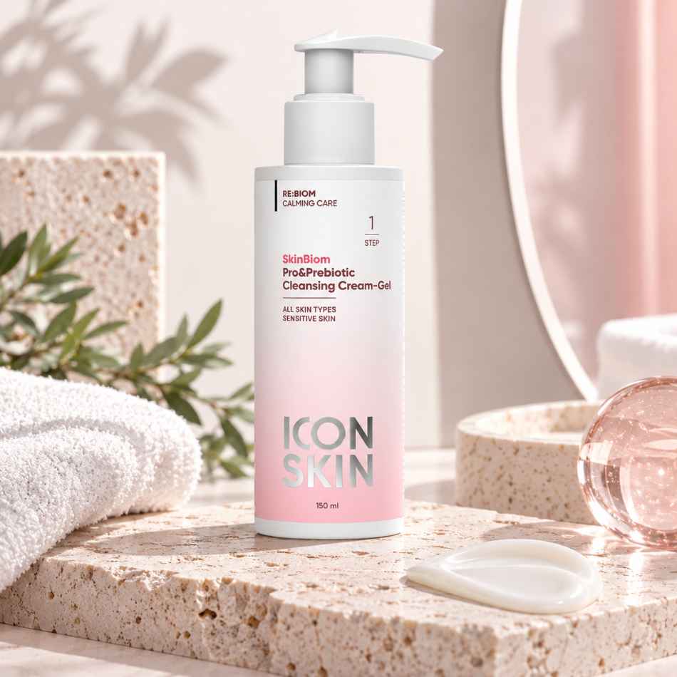 Gel rửa mặt cho da nhạy cảm Icon Skin Skinbiom Pro&Prebiotic Cleansing Cream-Gel