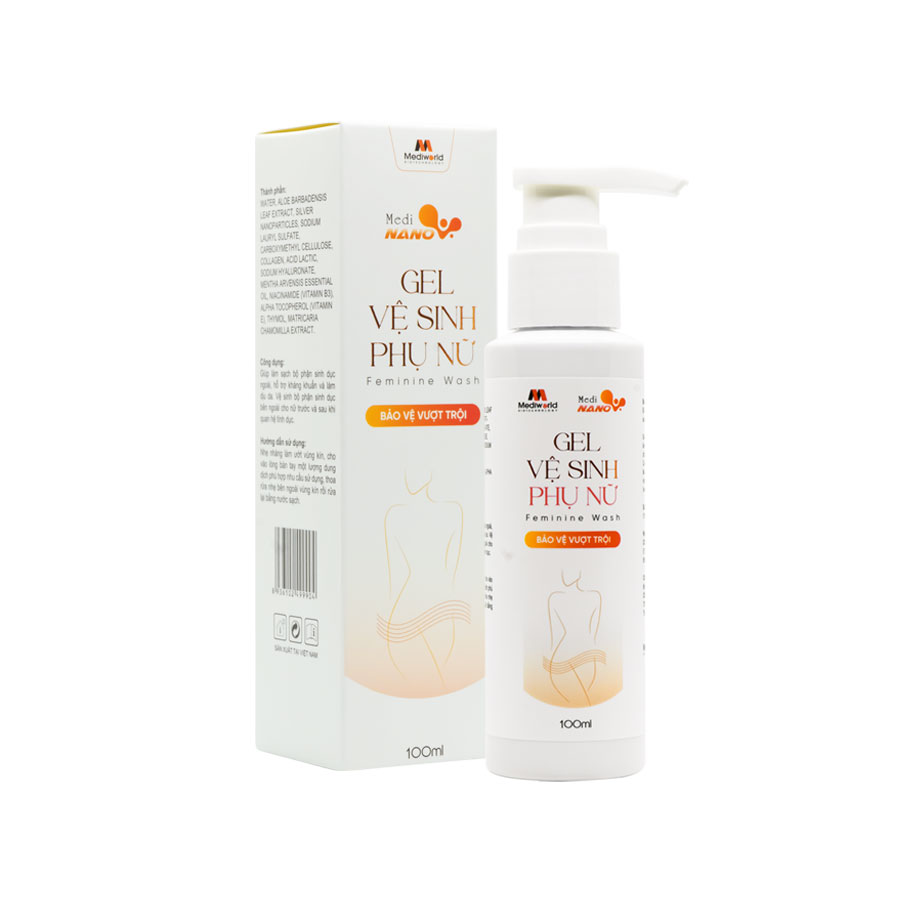 Gel vệ sinh phụ nữ Mediworld MEDINANO 100ml