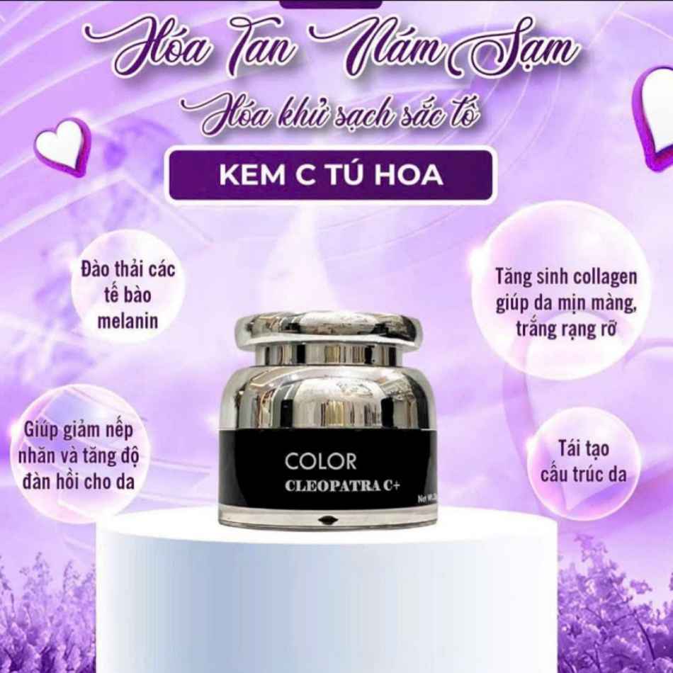 Kem C Tú Hoa Mộc Liên Hoa Ultra Spot Color Cleopatra C+