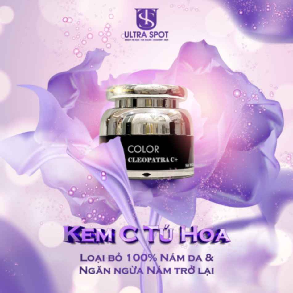 Kem C Tú Hoa Mộc Liên Hoa Ultra Spot Color Cleopatra C+