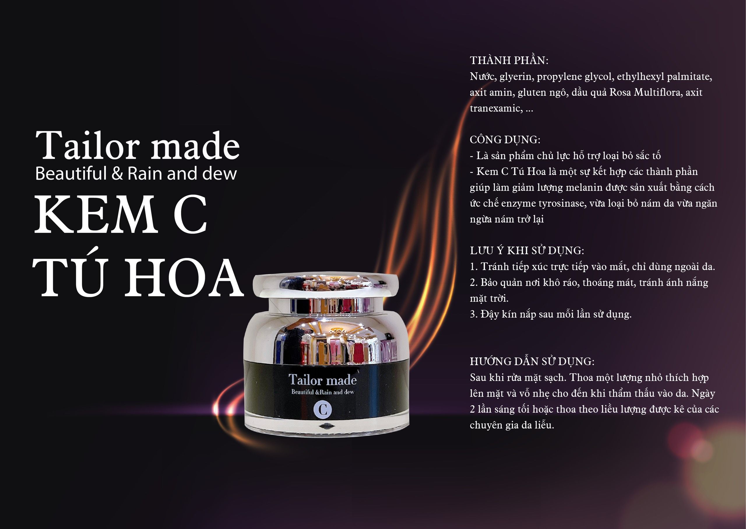 Kem C Tú Hoa Tailor Made Mộc Liên Hoa Ultra Spot 35ml