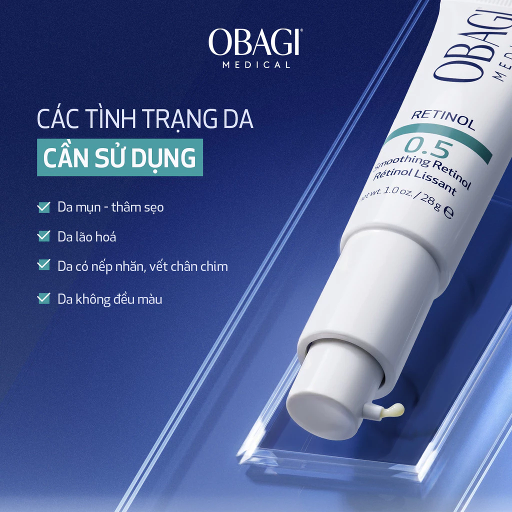 Kem Chống Lão Hóa Obagi Retinol 0.5 28g Hỗ Trợ Giảm Nếp Nhăn Và Tái Tạo Da