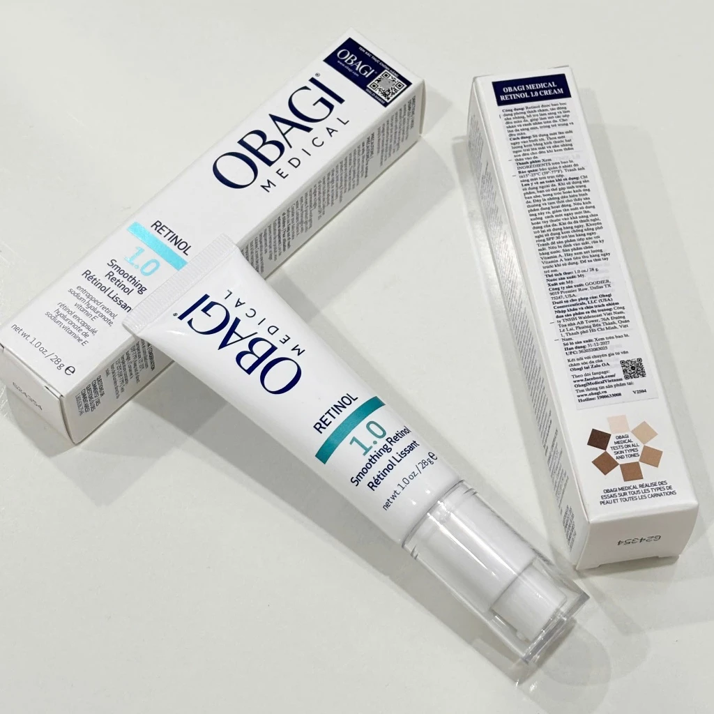 Kem Dưỡng Chống Lão Hóa Obagi Retinol 1.0 28g Chính Hãng | Mờ Nếp Nhăn, Làm Đều Màu Da