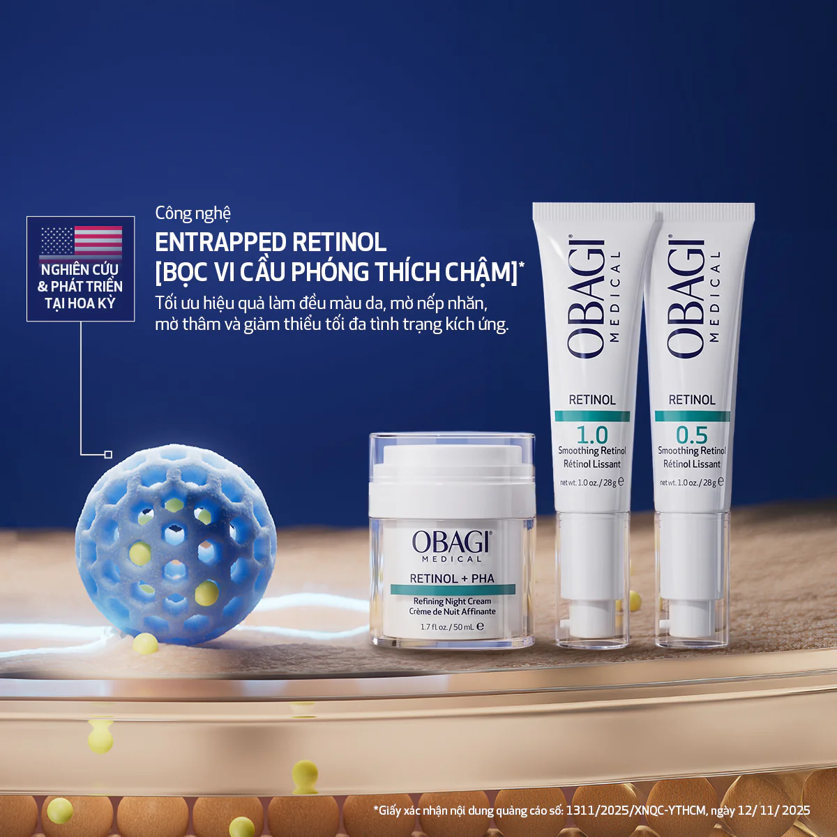 Kem Dưỡng Chống Lão Hóa Obagi Retinol 1.0 28g Chính Hãng | Mờ Nếp Nhăn, Làm Đều Màu Da