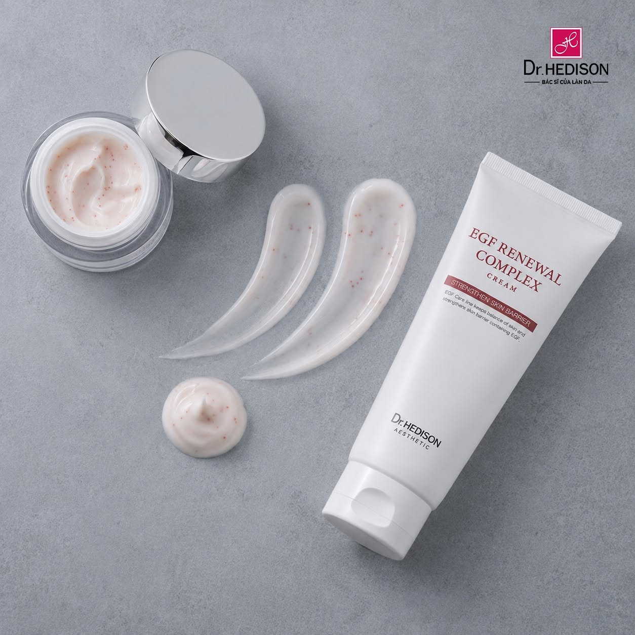 Kem dưỡng phục hồi, hỗ trợ tái tạo và chăm sóc da lão hóa Dr.HEDISON EGF Renewal Complex Cream