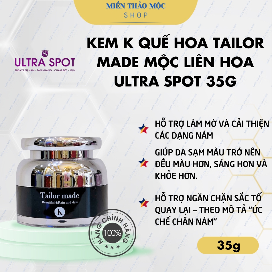 Kem K Quế Hoa Tailor Made Mộc Liên Hoa Ultra Spot 35g